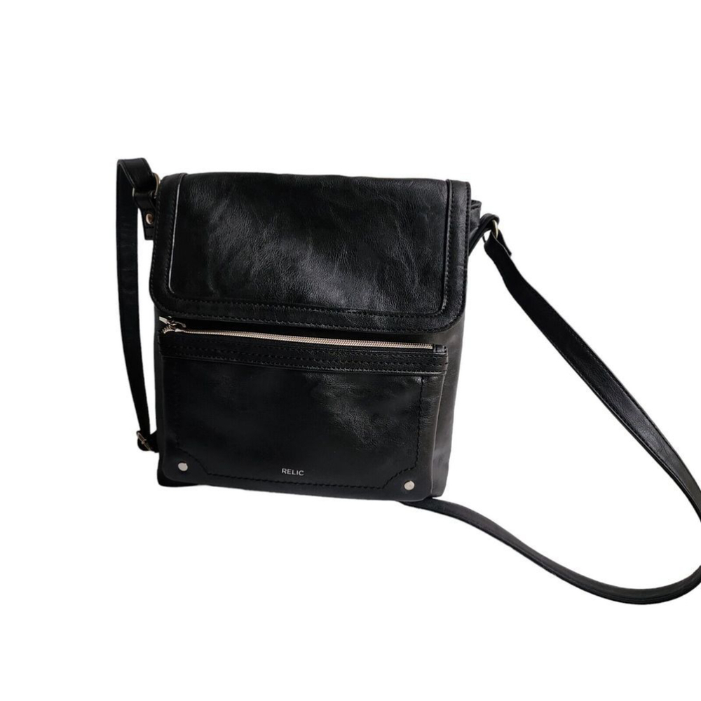 RELIC by Fossil Black Evie Crossbody Bag Shoulder Bag Vegan